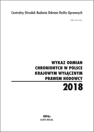 Wykaz odmian chronionych w Polsce krajowym wyłącznym prawem hodowcy