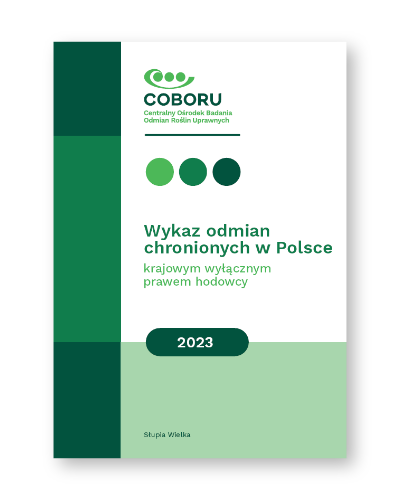 Wykaz odmian chronionych w Polsce krajowym wyłącznym prawem hodowcy