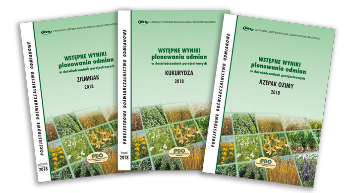 Wstępne wyniki planowania odmian w doświadczeniach porejestrowych