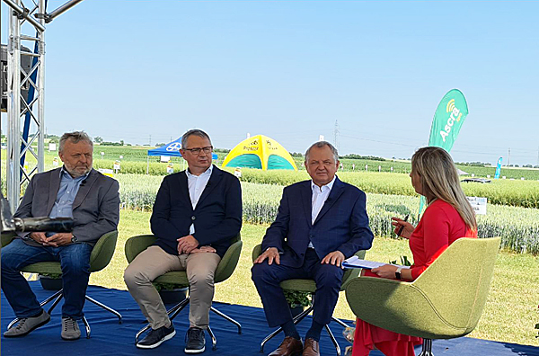 Na zdjęciu Debata na II KDP. Siedzą: R, Zarudzki, H. Bujak, W. Szmulewicz