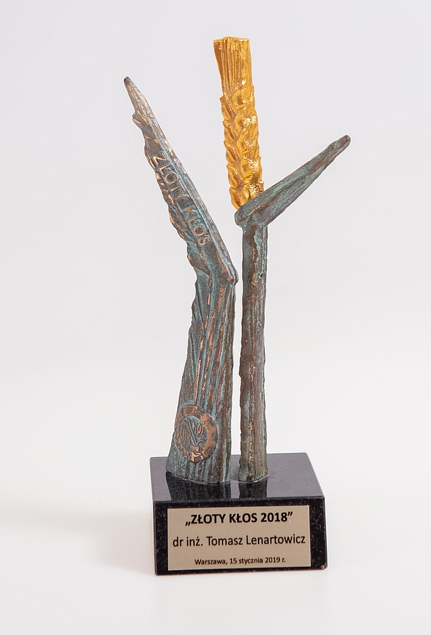 Zdjęcie 2.	Statuetka nagrody „Złoty Kłos”