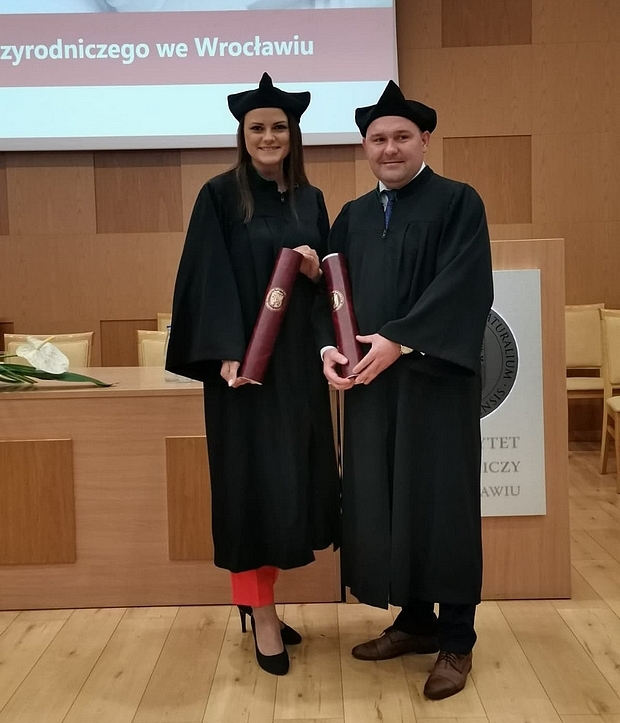 Zdjęcie 3 Od lewej: dr Marta Bednarczyk, dr Marcin Włodarczyk
