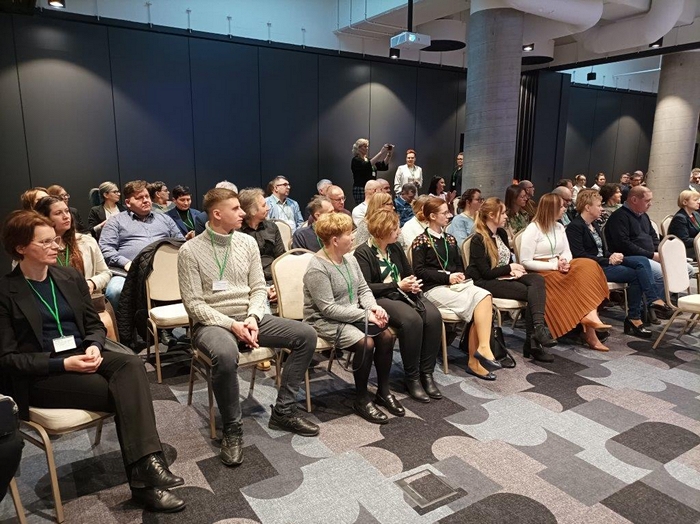 uczestnicy Regionalnej Konferencji Metodycznej COBORU na Sali wykładowej