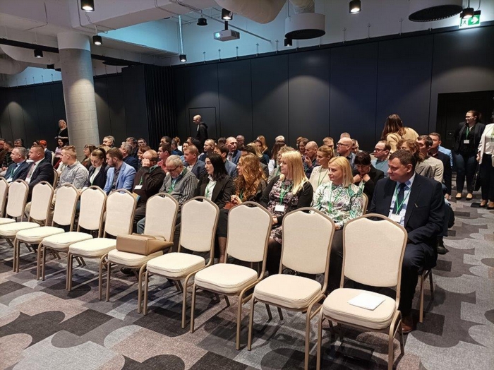 uczestnicy Regionalnej Konferencji Metodycznej COBORU na Sali wykładowej