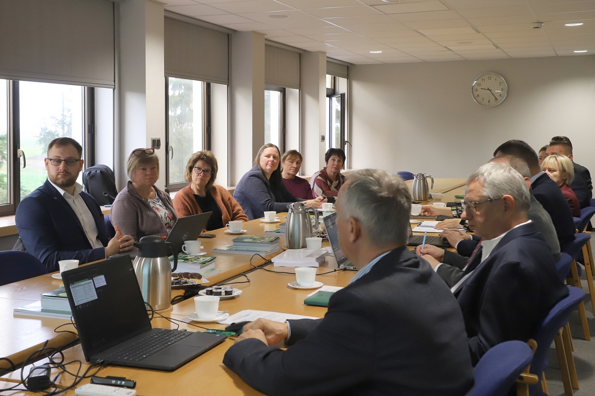 Spotkanie z delegacja litewską w Centrali COBORU